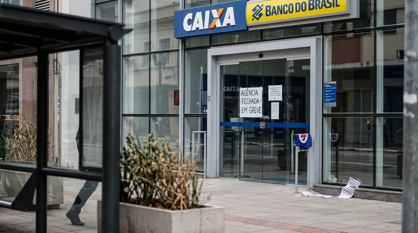 Caixa entra em greve nacional; BB tem paralisação parcial